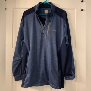 Callaway Navy Quarter-Zip Pullover